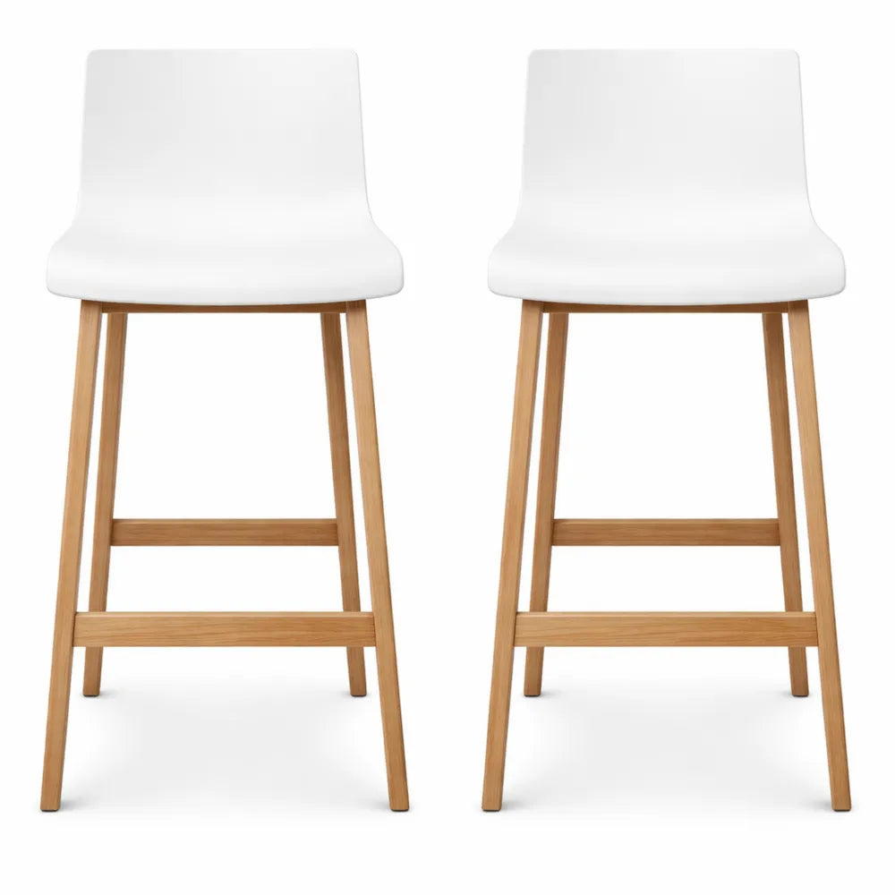 Ensemble de tabourets de bar en bois 65 cm