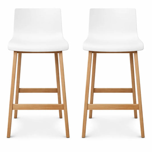 Ensemble de tabourets de bar en bois 65 cm